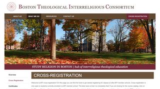 
                            8. Boston Theological Interreligious Consortium | Cross ...