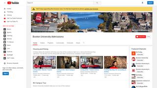 
                            9. Boston University Admissions - YouTube