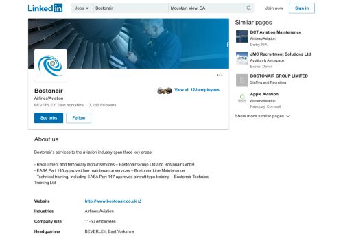 
                            9. Bostonair | LinkedIn