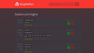 
                            12. boston.com passwords - BugMeNot