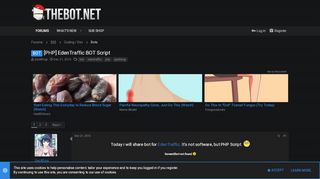 
                            9. BOT - [PHP] EdenTraffic BOT Script | Make Money Online Forum - The ...
