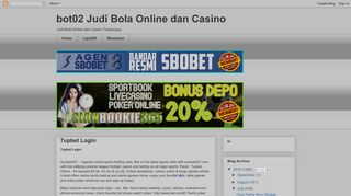 
                            5. bot02 Judi Bola Online dan Casino: 7upbet Login