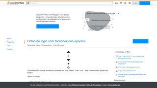 
                            8. Botão de login com facebook nao aparece - Stack Overflow em Português