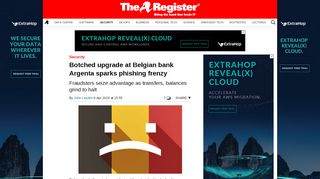 
                            6. Botched upgrade at Belgian bank Argenta sparks phishing frenzy ...