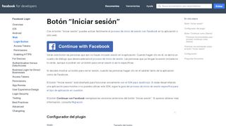
                            2. Botón “Iniciar sesión” - Inicio de sesión con Facebook ...