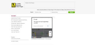 
                            2. BOTSNET - Internet Service Providers Botswana - Yellow Pages