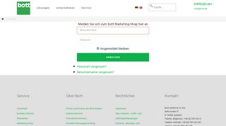 
                            12. Bott GmbH & Co. KG - Login