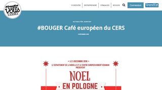 
                            8. #BOUGER Café européen du CERS - JEUN'EST