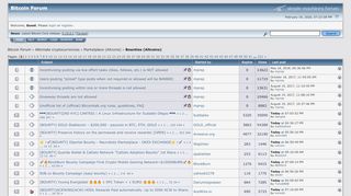 
                            9. Bounties (Altcoins) - Bitcointalk
