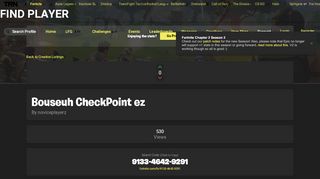 
                            10. Bouseuh CheckPoint ez - Fortnite Creative - Fortnite Tracker