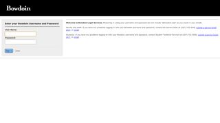 
                            11. Bowdoin College - Login Services