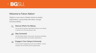 
                            8. Bowling Green State University | Falcon Nation - OrgSync