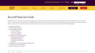 
                            11. Box at SF State User Guide | Information Technology Services