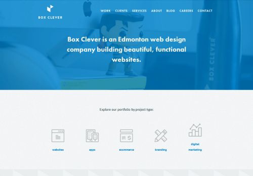 
                            7. Box Clever: Edmonton Web Design Company