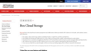 
                            8. Box Cloud Storage - MD Anderson