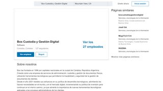 
                            10. Box Custodia y Gestión Digital | LinkedIn