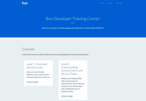 
                            4. Box Developer Training Center