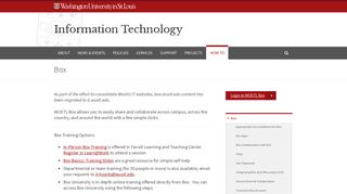 
                            8. Box | Information Technology | Washington University in St. Louis