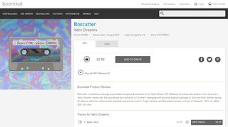 
                            11. Boxcutter - Vatic Dreams - Boomkat