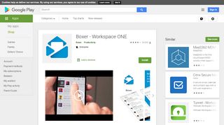 
                            7. Boxer - Workspace ONE – Apps bei Google Play