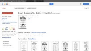 
                            12. Boyd's Directory of the District of Columbia for ...