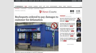 
                            7. Boylesports ordered to pay damages to customer for ... - Independent.ie