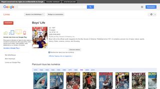 
                            9. Boys' Life - Résultats Google Recherche de Livres