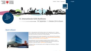 
                            11. Bozen-2014 - ILIAS-Konferenz - ILIAS Conference