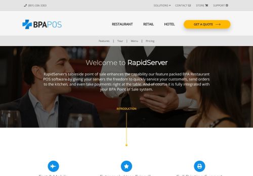 
                            10. BPA RapidServer POS Tablets | Mobile POS System