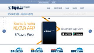
                            4. BPLazio Web - Accedi ai Servizi Online - Banca Popolare del Lazio