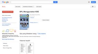 
                            8. BPL:Menggunakan KDE