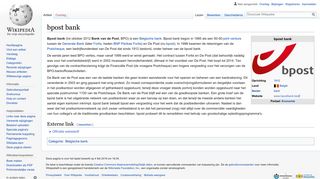 
                            12. bpost bank - Wikipedia