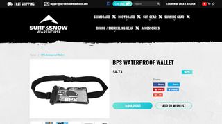 
                            11. BPS Waterproof Wallet – Surf and Snow Warehouse