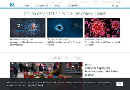 
                            10. BR | Bayerischer Rundfunk: Nachrichten von BR24, Highlights aus der ...