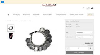 
                            12. Bracelet with large solid coins - Beau Soleil Jewelry
