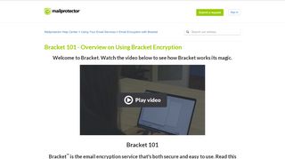 
                            10. Bracket 101 - Overview on Using Bracket Encryption – Mailprotector ...