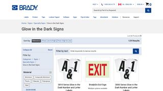 
                            13. Brady Glow in the Dark Signs | BradyCanada.ca