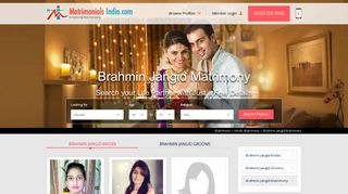 
                            12. Brahmin-Jangid Matrimony - Matrimonials India