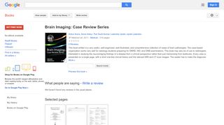 
                            7. Brain Imaging: Case Review Series