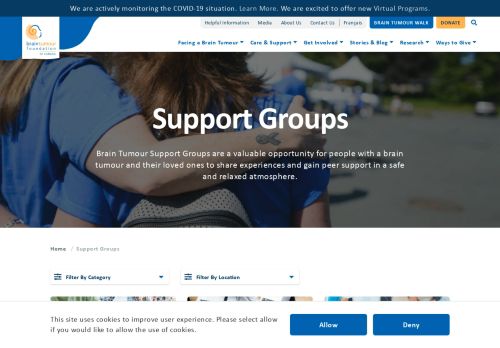 
                            12. Brain Tumour Foundation of Canada: Support Groups