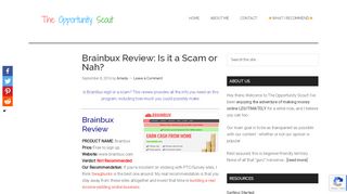 
                            13. BrainBux Review: Wouldn't Call It a Scam but It's Shady!