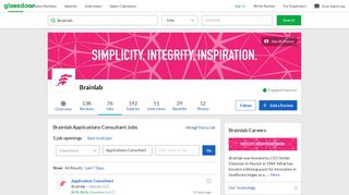 
                            11. Brainlab Applications Consultant Jobs | Glassdoor
