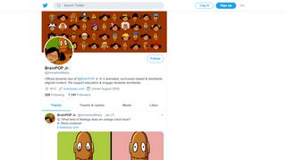 
                            8. BrainPOP Jr. (@AnnieAndMoby) | Twitter