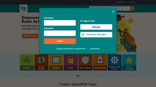 
                            2. BrainPop Login