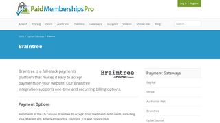 
                            12. Braintree | Paid Memberships Pro