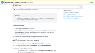 
                            13. Braintree - Xero Central