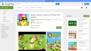 
                            2. Brainy Arkies: Learn and Play with Maths - Apps on Google Play