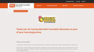 
                            6. Brainy Arkies P6 Promotion - Marshall Cavendish Education