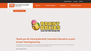 
                            5. brainy arkies - thank you - Marshall Cavendish Education