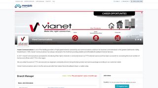 
                            9. Branch Manager Job Vacancy in nepal - Vianet Communications - Oct ...